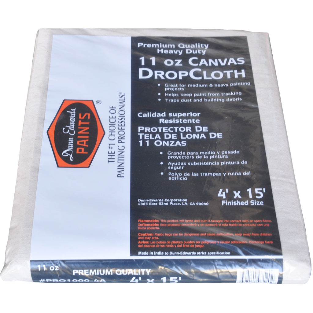 Everbilt 5 Ft x 5 Ft Small Project Canvas Drop Cloth 556Z - The