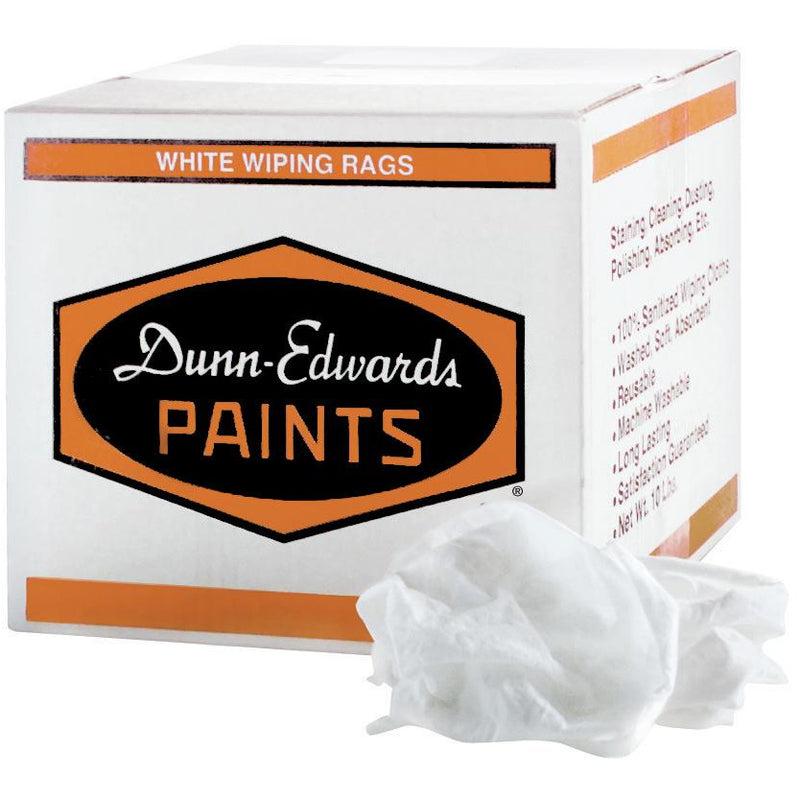 Dunn-Edwards All-Purpose Balbrigon White Rags, 10lbs