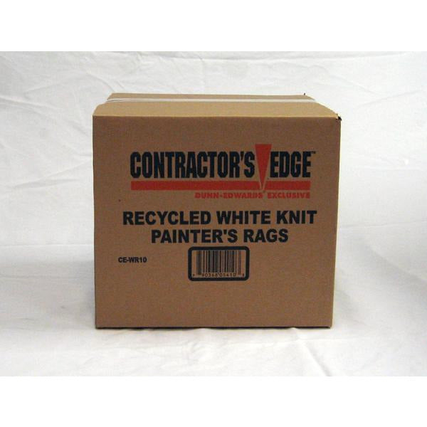 Contractor's Edge All-Purpose White Rags, 10lbs