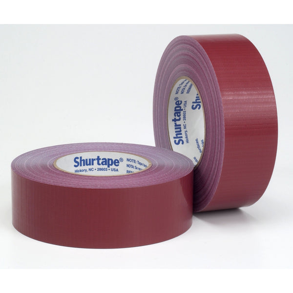 Shurtape PE 555 Red Masking Tape, 48 mm Width x 55 m Length