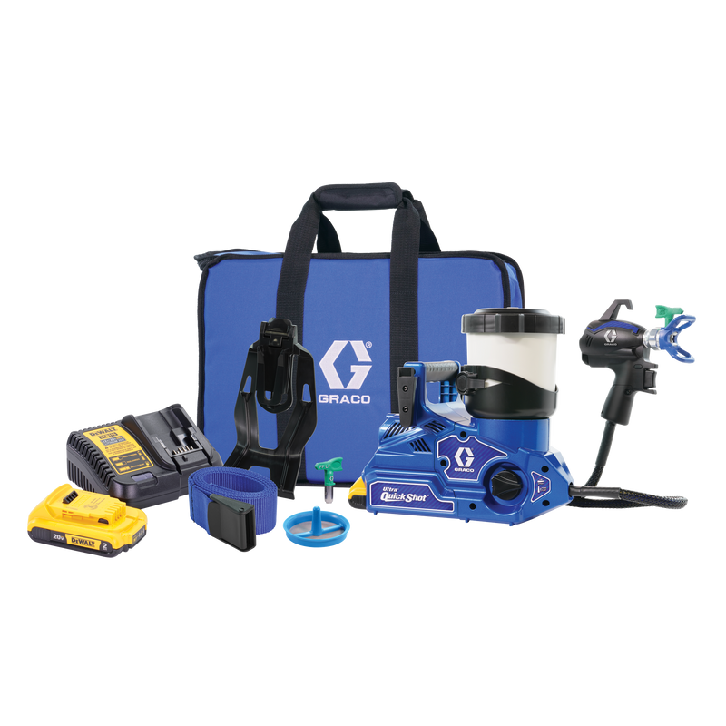 Buy GRACO QUICK-SHOT AIRLESS CORDLESS PAINT SPRAYER KIT G20B-473