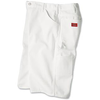 Dickies Relaxed Fit Men's White Painter Shorts